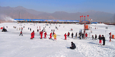 天津蓟县玉龙滑雪场